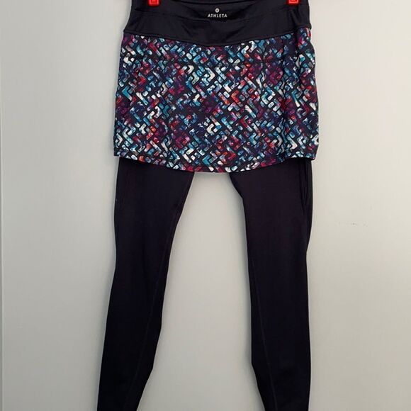 New! Athleta Fleece Lined Running Tights - Picture 2 of 6